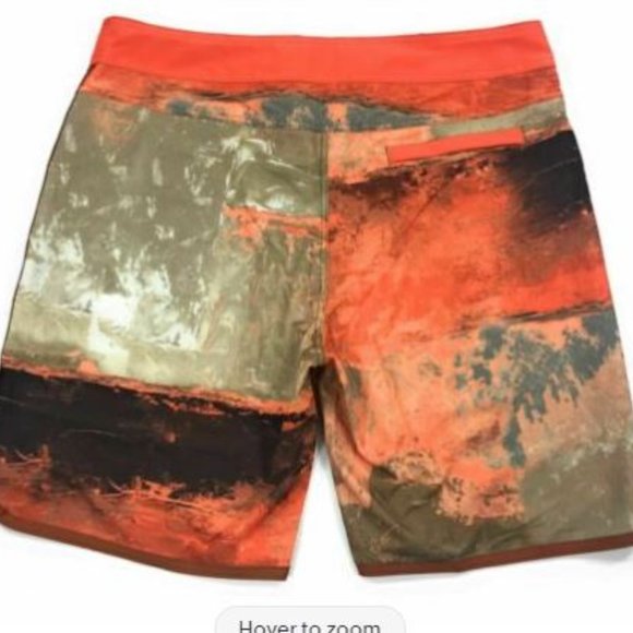 prAna High Seas Short Dark Khaki Elliot MNS 32 - Picture 4 of 4